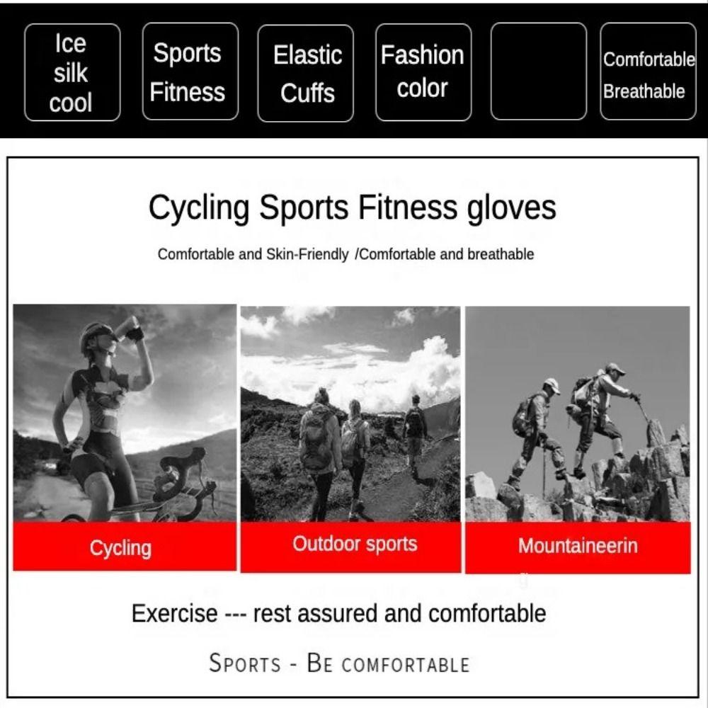Breathable Cycling Gloves One Size Fits All Full Finger Road Riding Gloves  Women