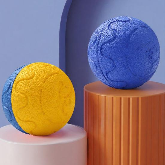 Interactive Dog Toy Ball Automatic Rolling Bouncing Ball Dog Chew Toy Rechargeable Dog Training Ball for Medium Large Dogs Chasing Teeth Cleaning