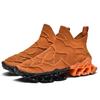 Modische Trailrunning-Sport-Sportschuhe für Herren, bequeme Freizeit, leichte, atmungsaktive Strick-Sneaker