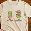 Funny Bacteria Cowgirl T-Shirt – Science Pun Graphic Tee