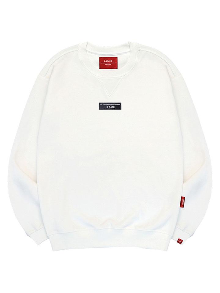 Ellamo Leather Patch Sweatshirt Unisex Big Size S~4Xl (B Type)