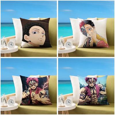 Anime A-akaza Pillow Case Cushion Cover Soft Cute Throw Pillow Case For Car Sofa Pillowcase Polyester With Zipper