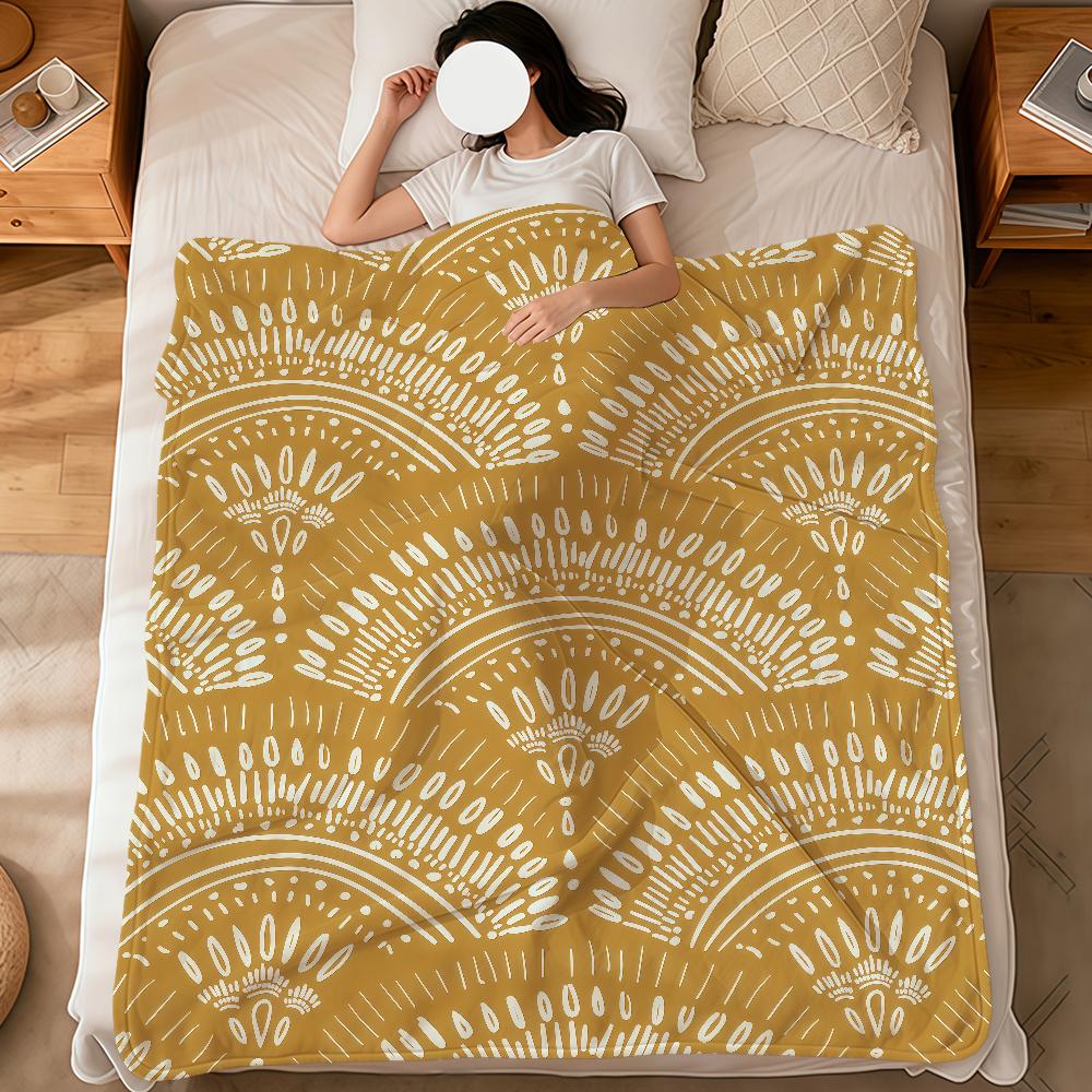 abstract bohemian Eccentric boho soft warm plush blanket for dormitory sofa living room pet hogar bedroom gift nap home Flannel