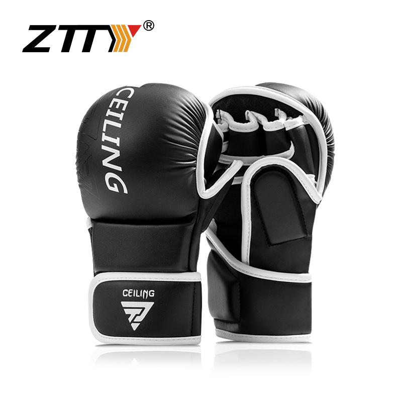 ZTTY Unisex Boxing Gloves with Thick Padding for Adult Training and UFC.