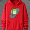 2026Unisex Pullover Hoodie, Cute Skateboarding Frog Cartoon, Drawstring Kangaroo Pocket Casual Autumn‑Winter Sweatshirt for Men