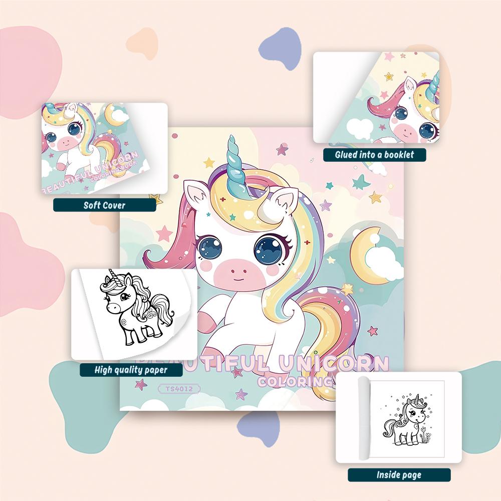 1pc, Teen Girls Coloring Book - Teen Coloring Book - 30 Sheets, 8.3x 8.3in, For Adult Stress Relief, Christmas, Halloween Gifts