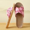 "Women's Non-Slip Silent Indoor Cotton & Linen Slippers"