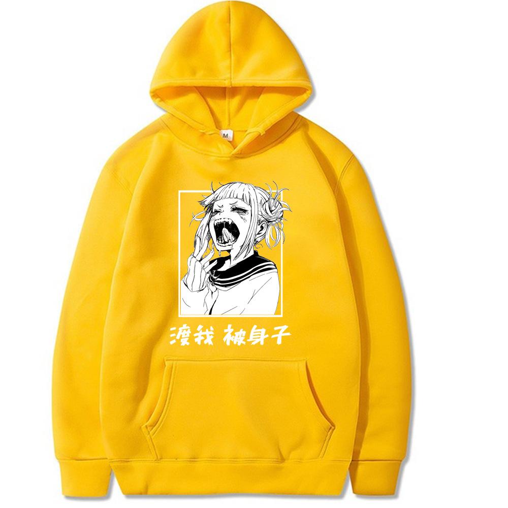 Sugoi Himiko Anime Graphic Harajuku Casual Fashion Sweatshirt Hip Hop Unisex Autumn Winter Fleece Streetwear Hoodie