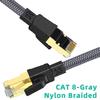 RJ45 Network Cable Gaming Flat Nylon Braided Cable 2000Mhz High Speed RJ45 Cable Network Ethernet Cable For PS5 Router Smart TV
