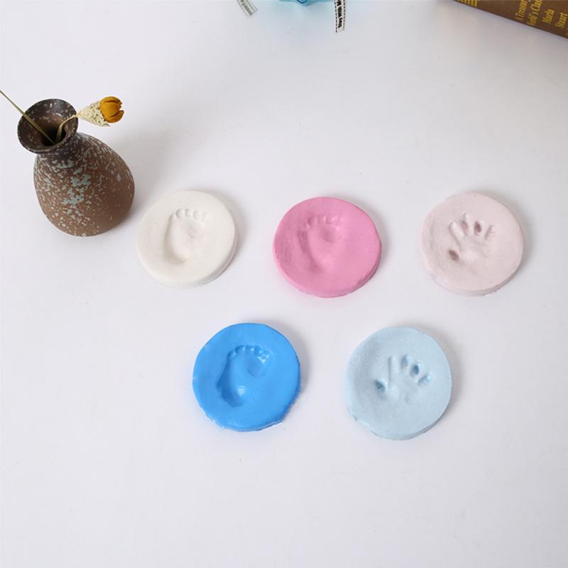 Baby Handprint Mud Commemorative Baby Hand And Foot Print Mud Newborn Handprint Footprint Making Handprint