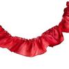 New 5cm Wide Satin Ribbon Trim Pleated Ruffled Edge Ruffle Trim Satin DIY Pleated Lace Trim Dress Decoration