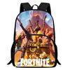 15-Inch Fortnite Cartoon Backpack with Front Pocket, Ergonomic Spine Protection Design & Padded Back Panel for Kids
