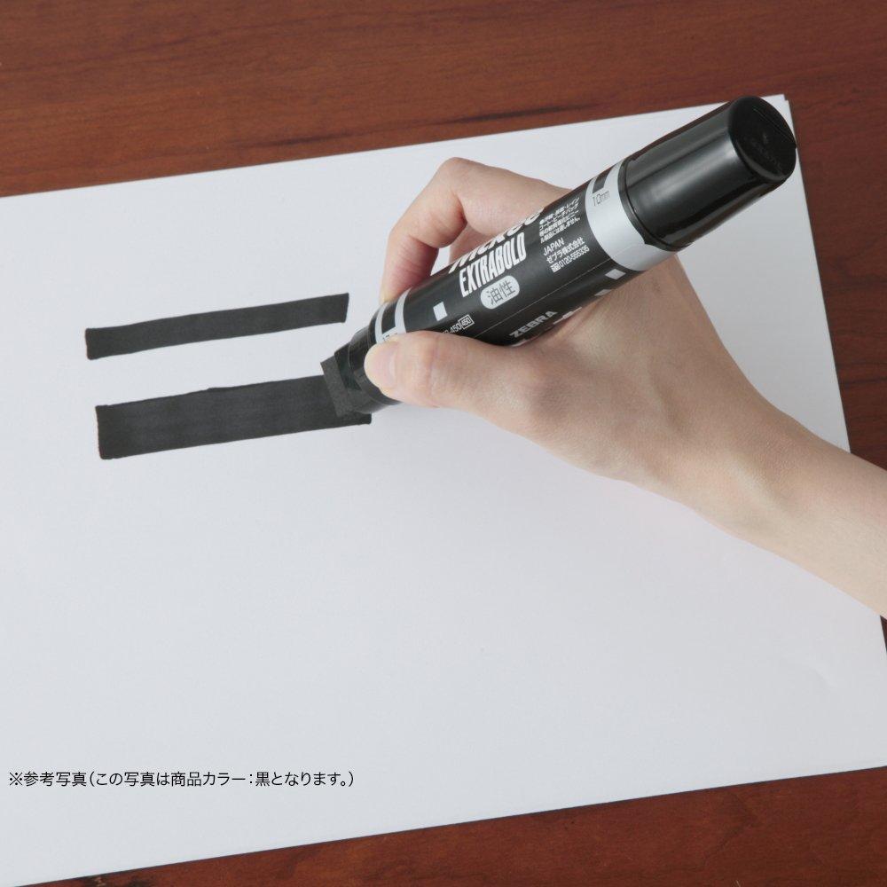 Zebra Mackie Extra Thick Oil-Based Pen, Blue, MC-EB-450-BLT