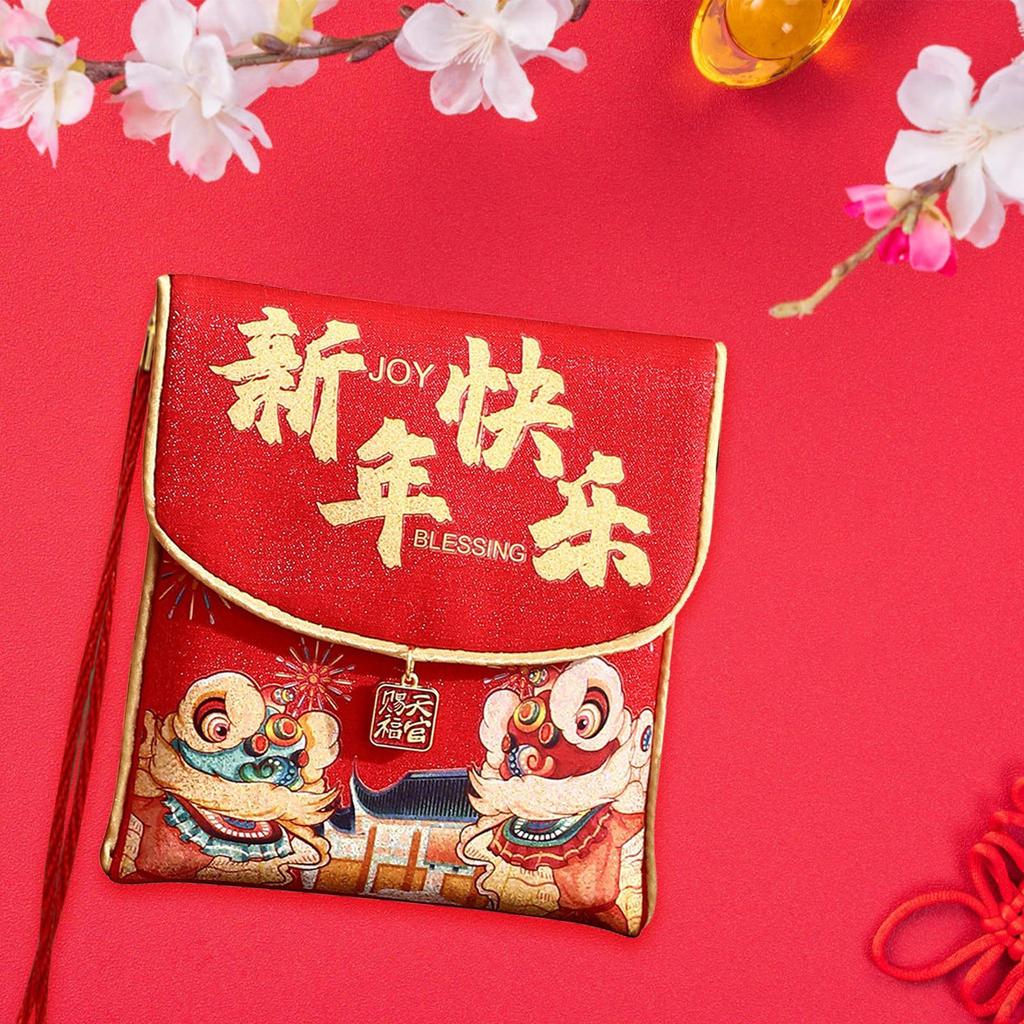 Chinesisches Jahr Roter Umschlag Hong Bao Feier Frühlingsfest Zubehör Bequem Praktisch
