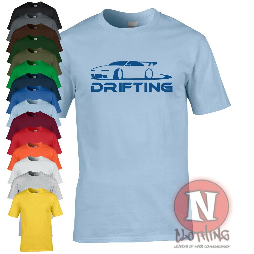 Drifting TShirt Jdm Jap Smoking Tyres Racing Track Day Birthday Drift Teeshirt