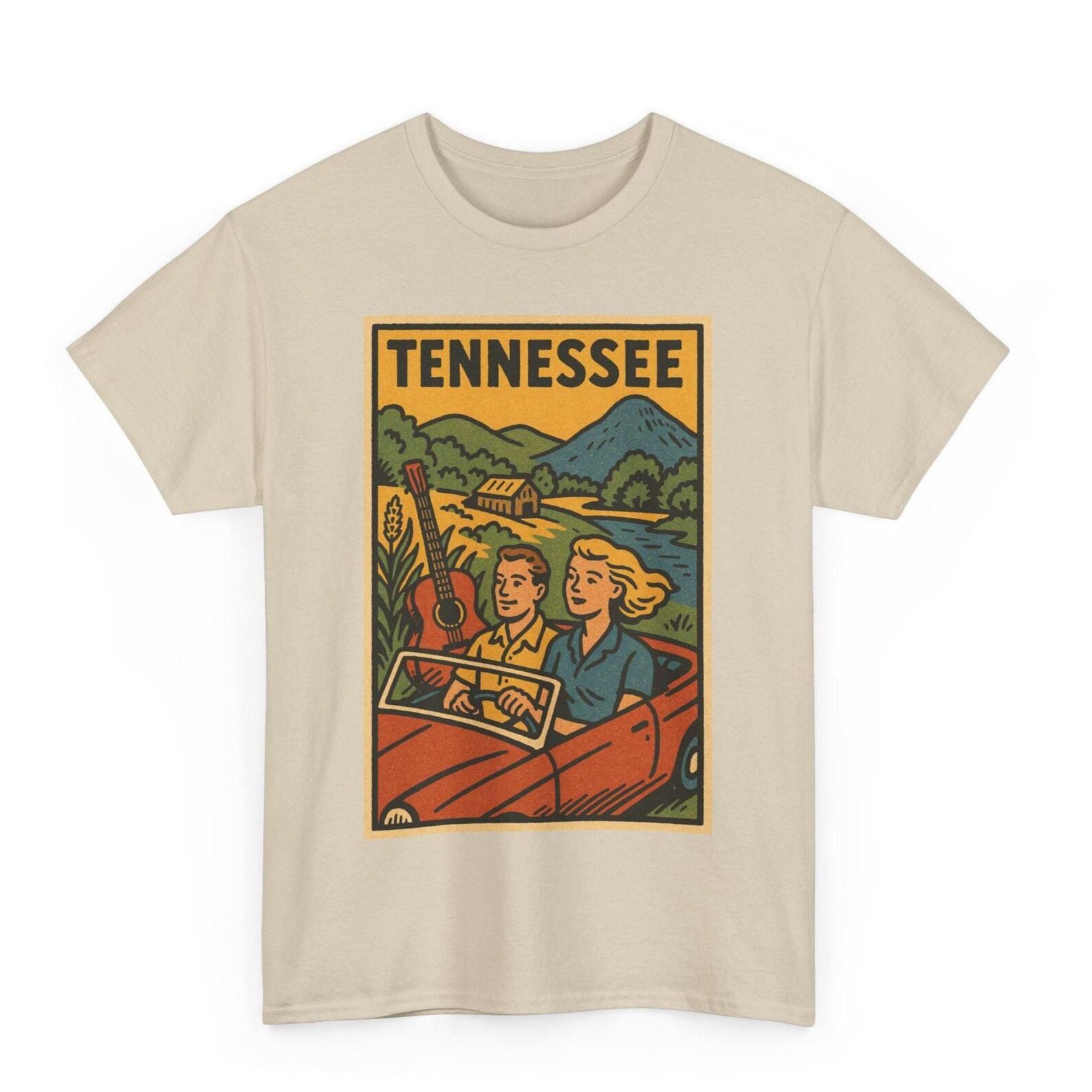 Tennessee Retro Comic T-Shirt: Unisex Volunteer State Graphic Tee 3XL