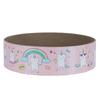 Christmas Three Color Round High Density Corrugated Paper Cat Scratcher Cat Bed Pet Supply