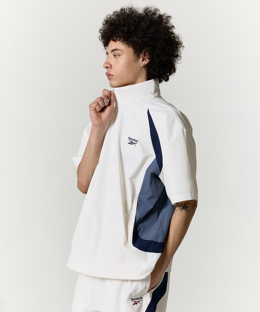 Reebok Ellipse Short Sleeve Anorak - White