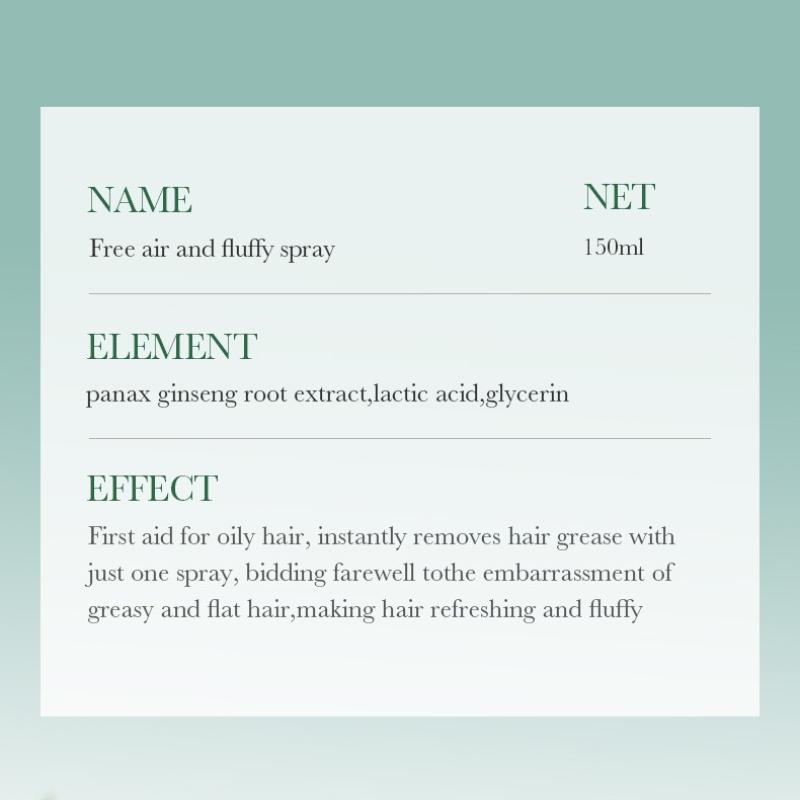 Hair Fluffy Spray SADOER Oil Removal To Improve Hair Slump Smooth Spray