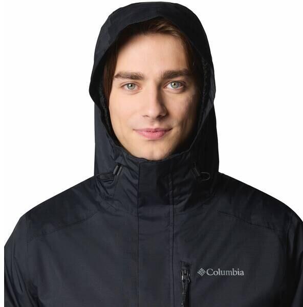 Jacket with Hood Columbia Oak Harbor Interchange Black