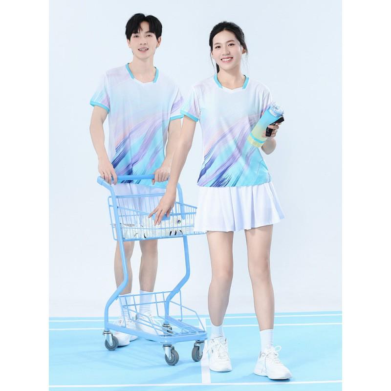 Quick-Dry Badminton Sport Set Men Women - Breathable Synthetic Blend Athletic Wear Tennis Volleyball Running
