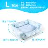 JEMA Gemma Pet Cat Dog Cool Sofa for Soft 3D Cooling in Heat Bear Pattern Bed, Bed, Cushion, Pets, Cotton, Summer, Protection, Washable, 60x50x18cm,