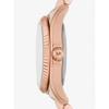 Michael Kors Petite Lexington Pavé Rose Gold-Tone Watch MK4739