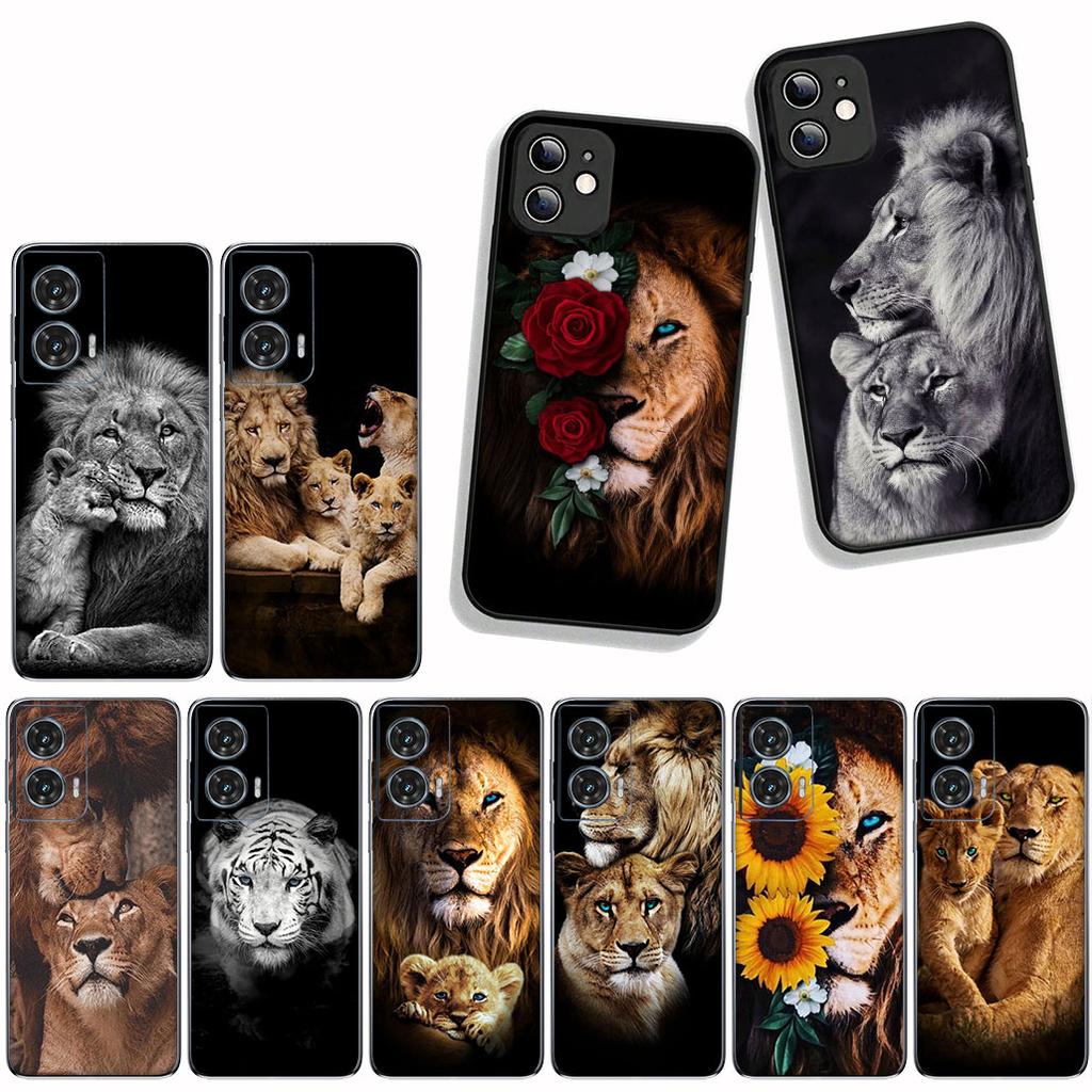 for OPPO A18 A16 A17 A38 A54 A40 A60 A80 A78 A79 A57 A55 A96 A15 A12 a53 Phone Cover Case Art Lion
