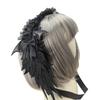 Elegant Lolita Headband Featuring Winged Lace Bowknot Vintage Style Headwear Accessory for Cosplay and Daily Wear
