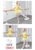 Girls' Short Sleeve Ballet Tulle Skirt - Kids' Dance Practice and Performance Costume