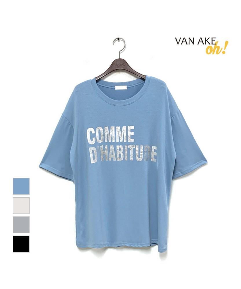VANAKE Comme Short Sleeve T-Shirt_Ob15Tsme03Z