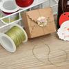 Line Gift Box Decor Tying Rope Metallic Cord Tinsel String Christmas Strap Ribbon Packaging Thread