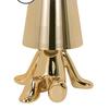 Italien Little Golden Man Bordslampa Touch Switch LED Nattljus Kafé Bar Sovrumsinredning Tänkare Rumsdekorlampa