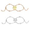 Women Girls Best Friends Heart Charm Design Bracelet Fashion BFF Chain Bangle Jewelry for Soul Sister