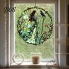 Exquisite Room Ornaments Stained Glass Style Skeleton Fairy Window Hanging Suncatcher, Acrylic Decorative Ornament with Butterfly Wings Elegant Party