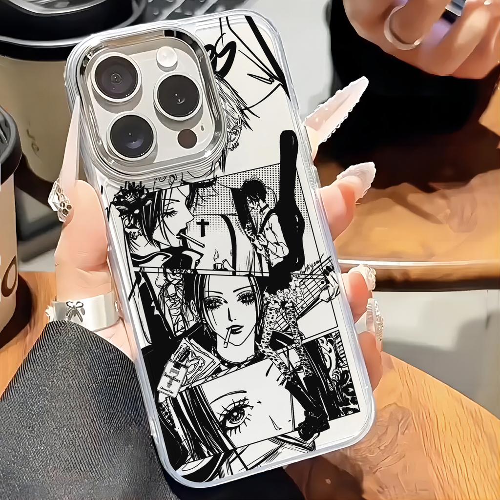 Anime N-Nana O-Osaki Phone Case for Samsung Galaxy S25 S24 S23 S22 S21 S20 Note20 FE Ultra Edge Plus 4G 5G Transparent Cover