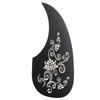 Guitar Pickguard PVC Protective Decorative Self Adhesive Acoustic Guitar Scratch Plate Silver Pattern