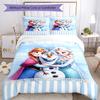 3pcs Elsa Bedding Set Duvet Cover Closure Includes 1 Duvet Cover & 2 Pillowcases, Soft and Comfortable for All Seasons.