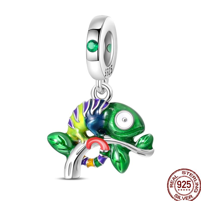Copper Spring Luminous Insect Butterfly Series Flower Element Gift Beads Suitable For Pan Original Bracelet