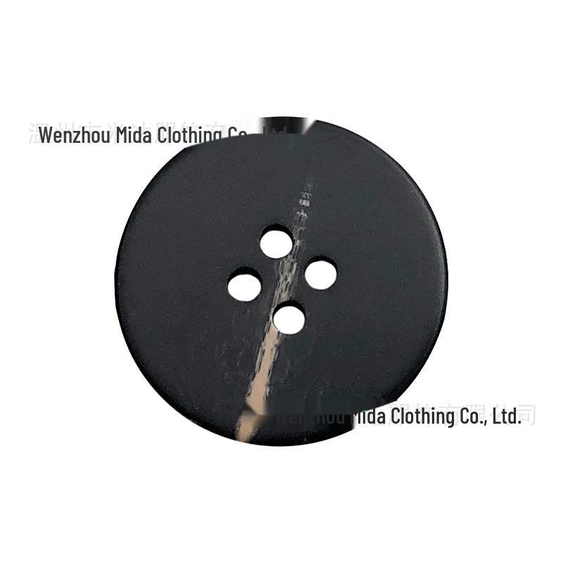 Ensemble de Boutons Ronds en Résine pour Manteaux et Pulls pour Dames – Comprend des Styles à Quatre Trous et à Motifs