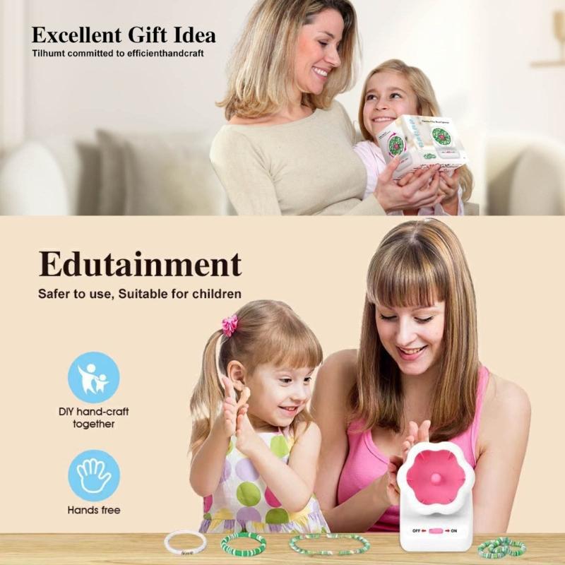 Automatisches Perlenfädelwerkzeug Professioneller Perlenzauberer Elektrischer Perlenspinner Vielseitige Perlenbesaitungsmaschine