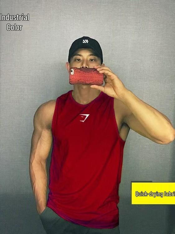 Gilet da Allenamento Senza Maniche Quick-Dry da Uomo Gymshark - Rete Estiva Girocollo