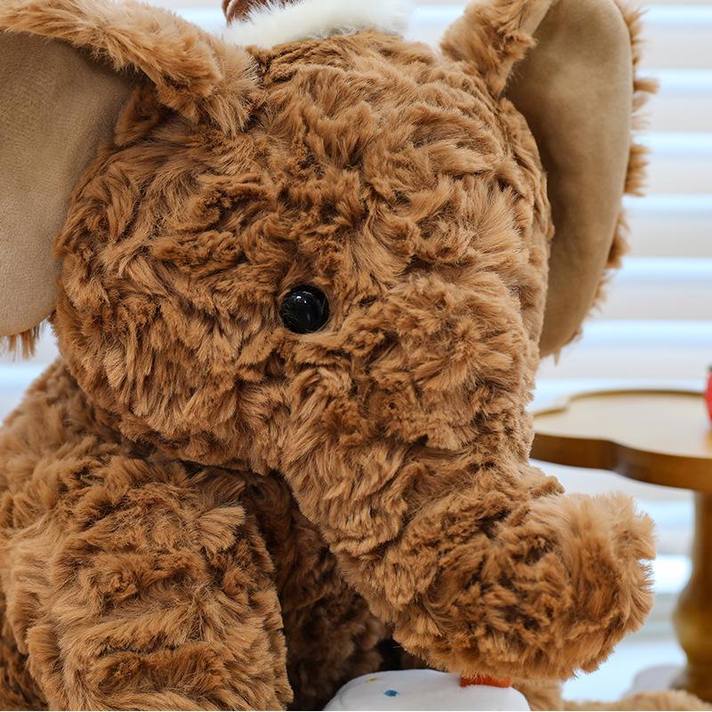 Cute Sitting Elephant Plush Toy Birthday Gift