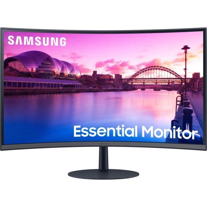 Ecran PC Incurvé - SAMSUNG LS27C390EAUXEN - 27" 4K - Dalle VA - 4 ms - 75Hz - Inclinable - Enceintes
