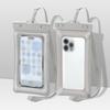Touchable Screen Waterproof Phone Case Air Bag Swimming Storage Bag  For 7.2 Inch Cell Phone