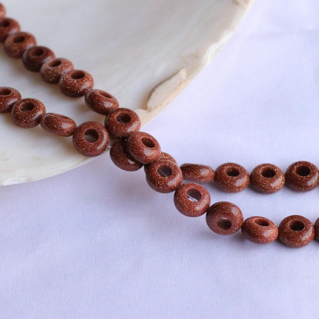 10mm Hollow Round Spacer Beads for DIY Jewelry Crafting