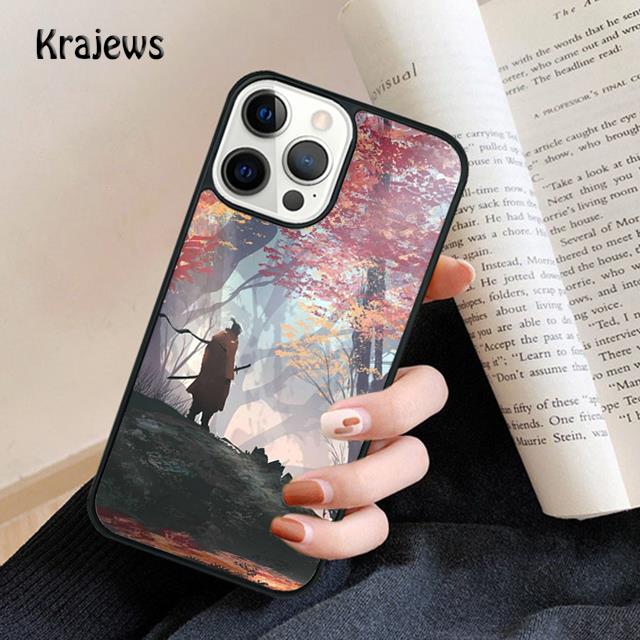 Japanese Samurai Art Soft Phone Case For iPhone 17 Air 16 15 14 Max Plus 11 12 13 Pro Max Phone Cover Coque Fundas