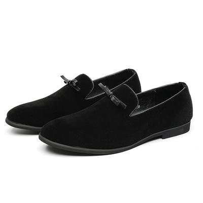 Fashion Autumn Suede Leather Men Loafer Shoes Fashion Slip On Male Shoes Casual Shoes Man Party Wedding Footwear Big Size 37-48 Zapatos