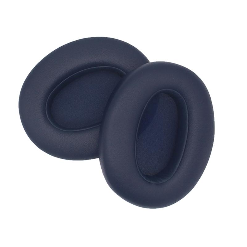 1 Pair Earphone Cover Ear Pads Headphone Cushion Protein Leather Earmuff for WH-XB910N XB910N Headset Replacemnt Part