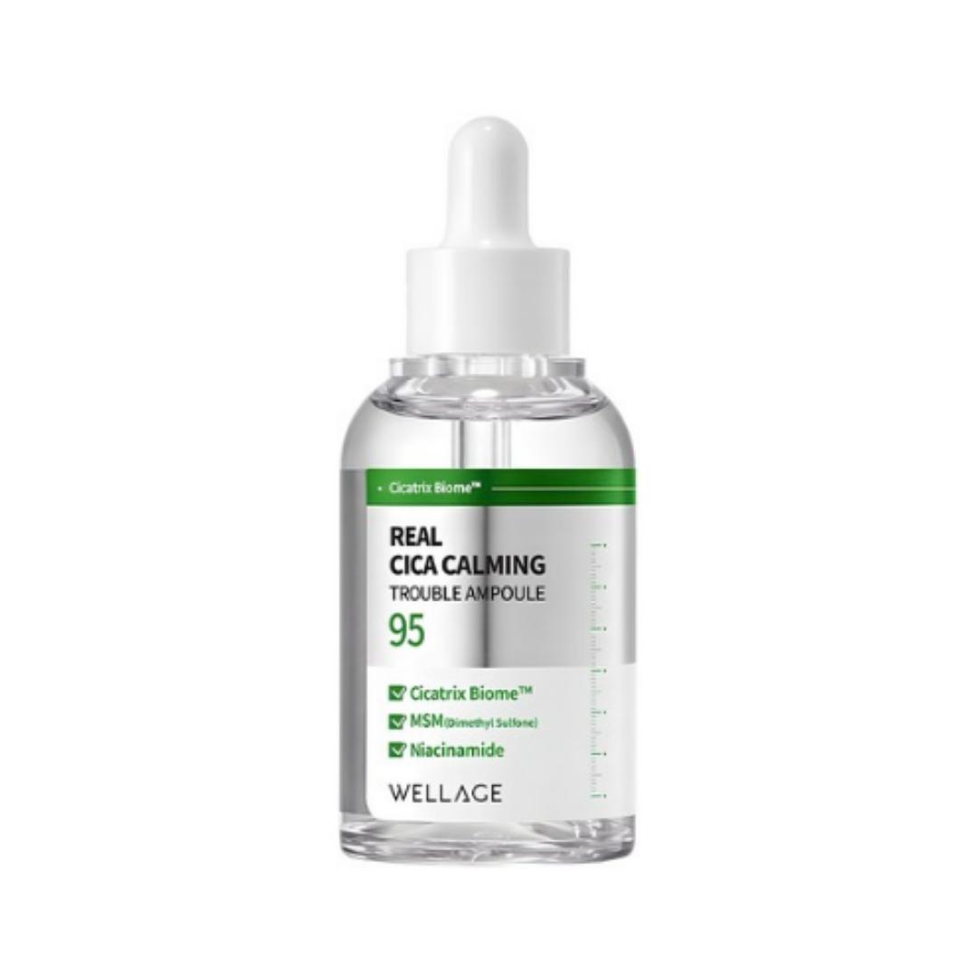 

Wellage Real Cica Calming 95 Trouble Ampoule — 50 мл